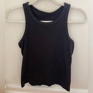 lululemon Align Waist-Length Racerback Tank Top in Black